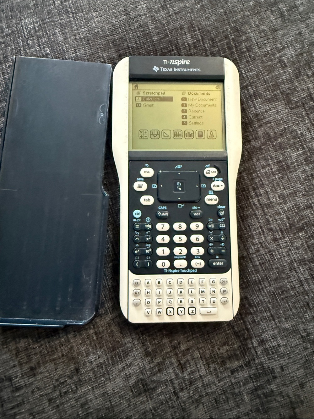 Texas Instruments TI-Nspire Handheld Calculator - White and Black